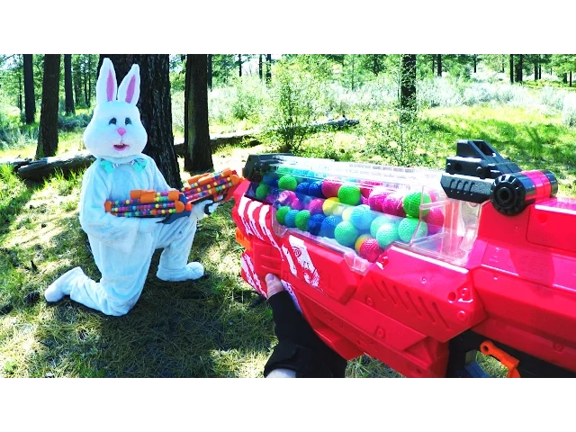 nerf war: easter battle